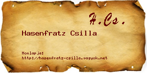 Hasenfratz Csilla névjegykártya